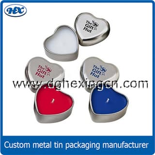 Metal candle tin box candle packaging box candle holder